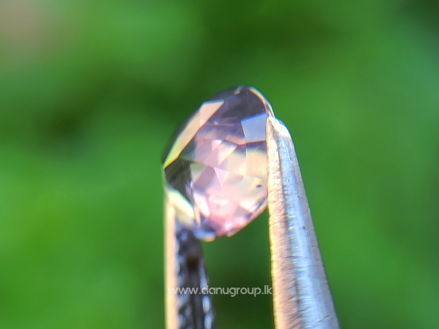 Lavender Violet Sapphire - Natural Violet sapphire cushion shape Unheated stone from Danu Group
