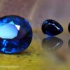 Color Change Sapphire - Pear Shape Blue to violet color changing sapphire stone from Sri Lanka