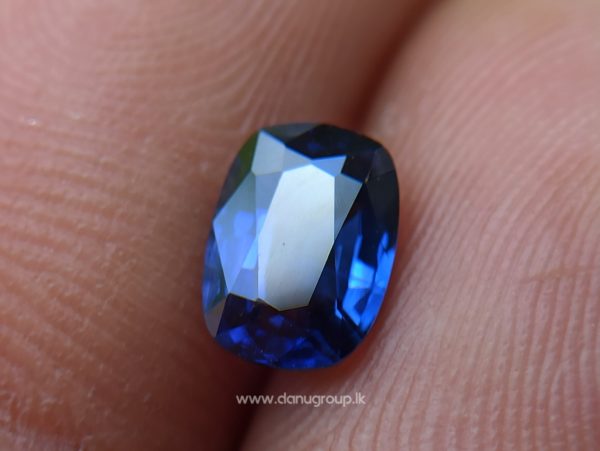Ceylon Blue Sapphire Cushion shape Gemstone from Danu Group Collection
