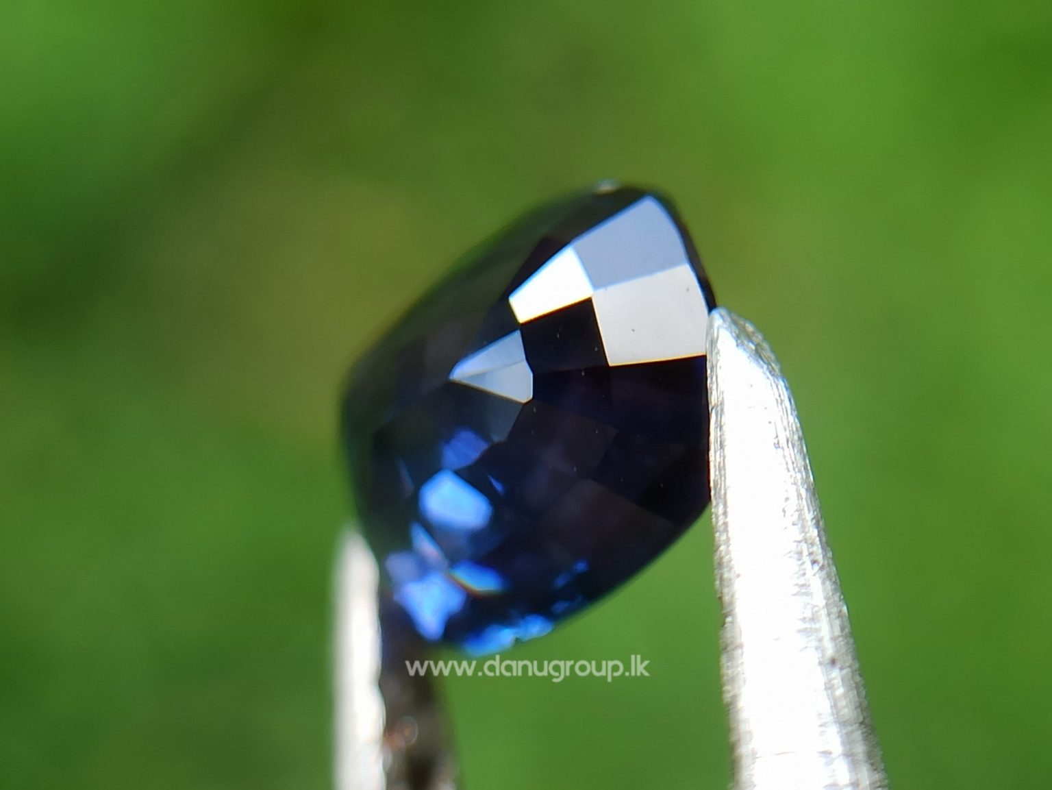 Ceylon Blue Sapphire Cushion shape Gemstone from Danu Group Collection