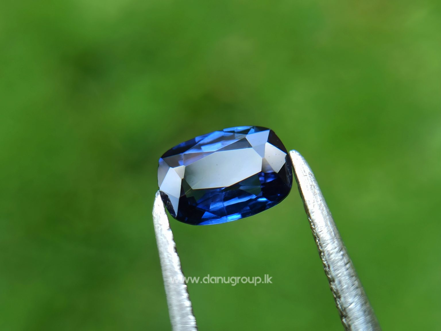 Ceylon Blue Sapphire Cushion shape Gemstone from Danu Group Collection