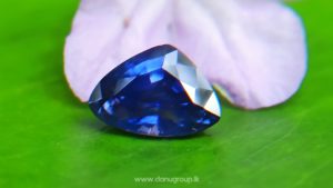 Ceylon Blue Sapphire Trilliant shape gem for your unique jewelry design - Danu Group Gemstones