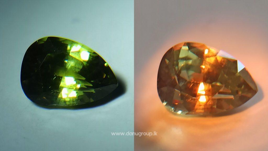 Rare Natural Alexandrite - Unique color changing gem variety from Sri lankan Minings Danu Group Gemstones Collections
