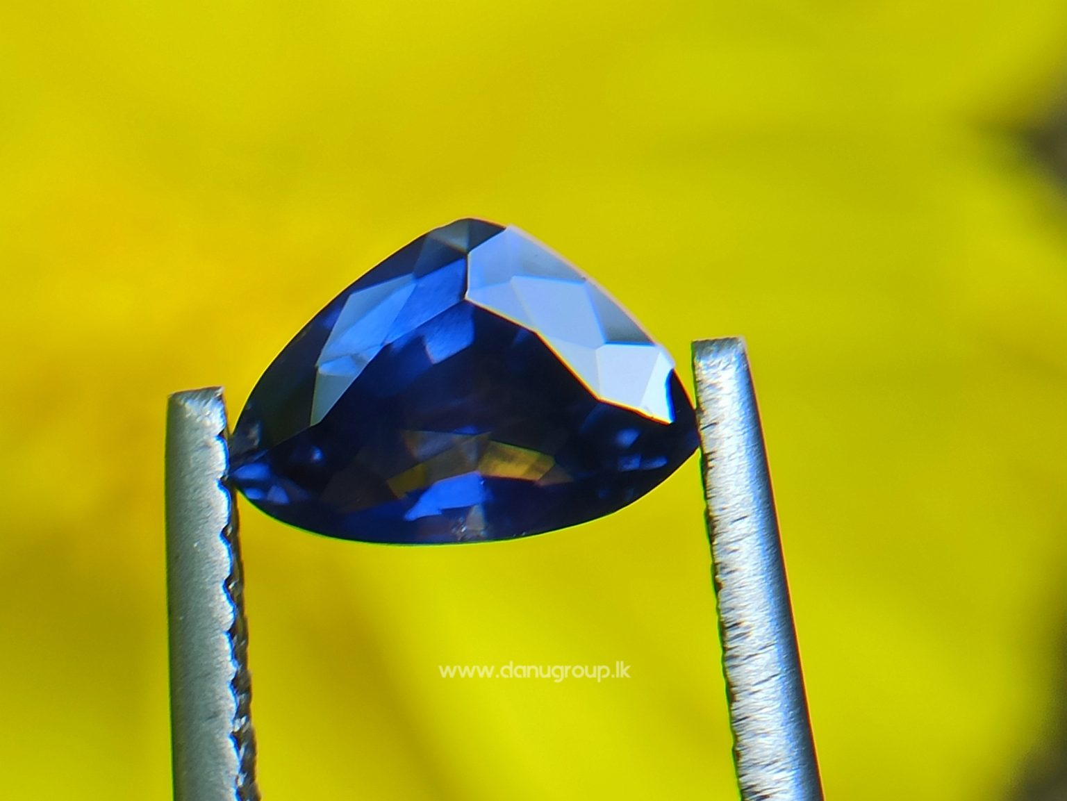 Ceylon Blue Sapphire Trilliant shape gem for your unique jewelry design - Danu Group Gemstones