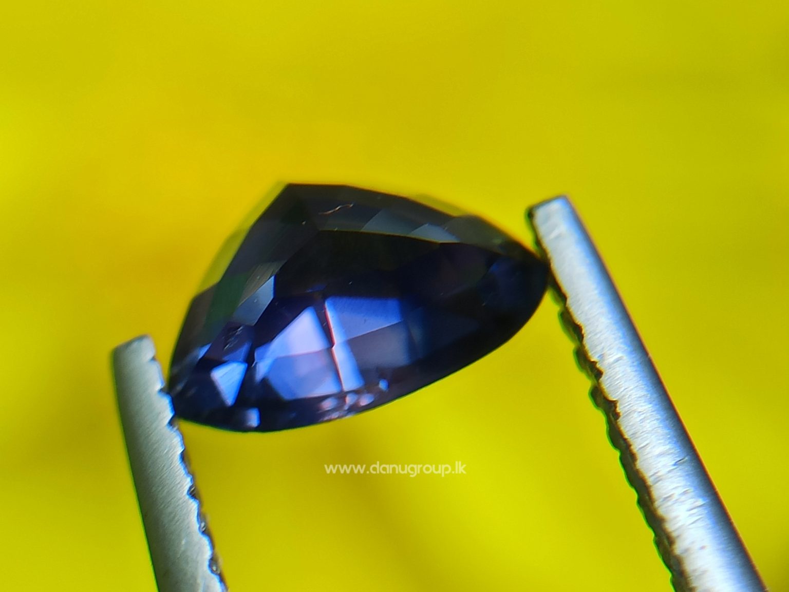Ceylon Blue Sapphire Trilliant shape gem for your unique jewelry design - Danu Group Gemstones