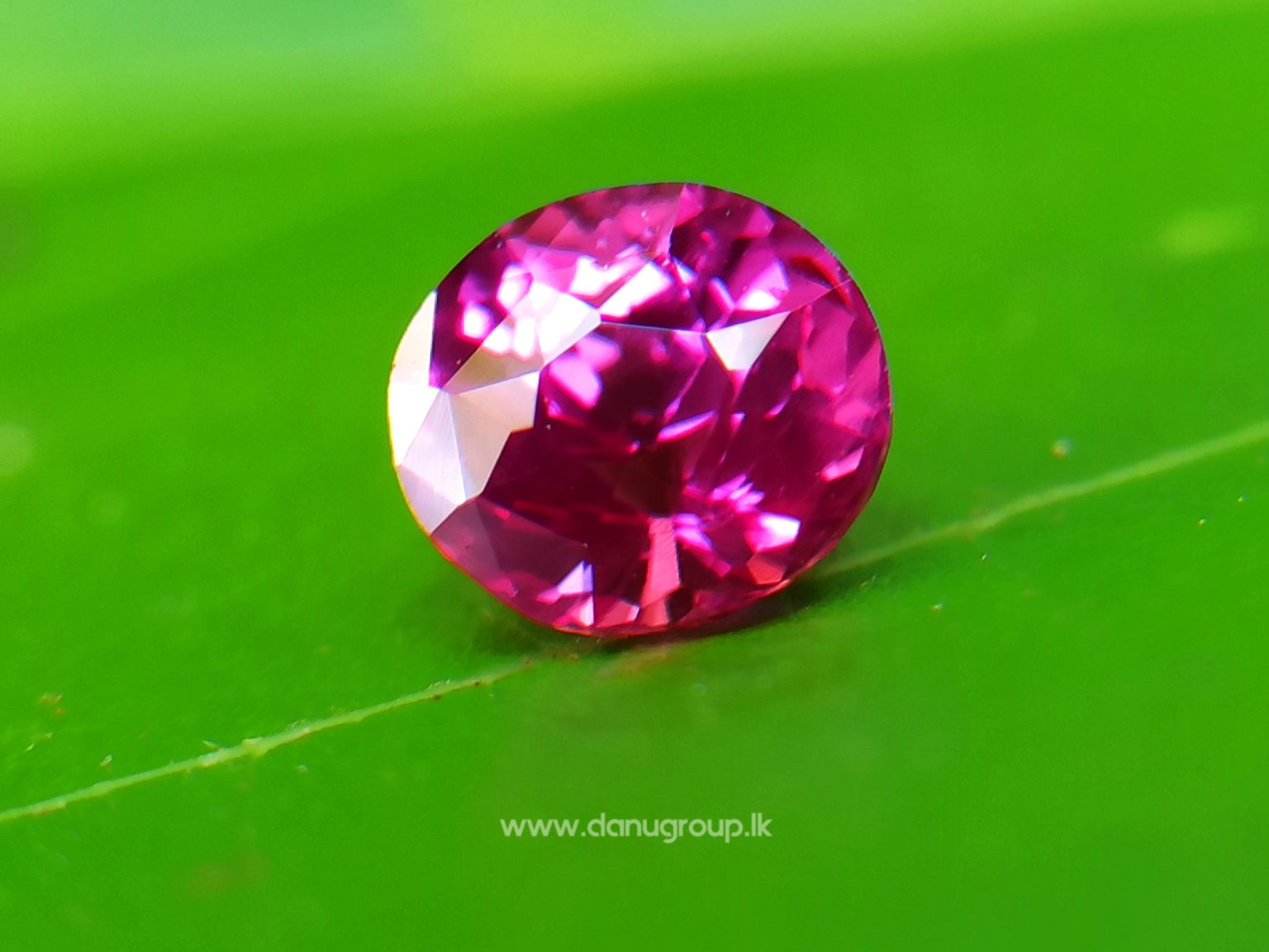 Ceylon Ruby - Oval shape stone from Danu Group