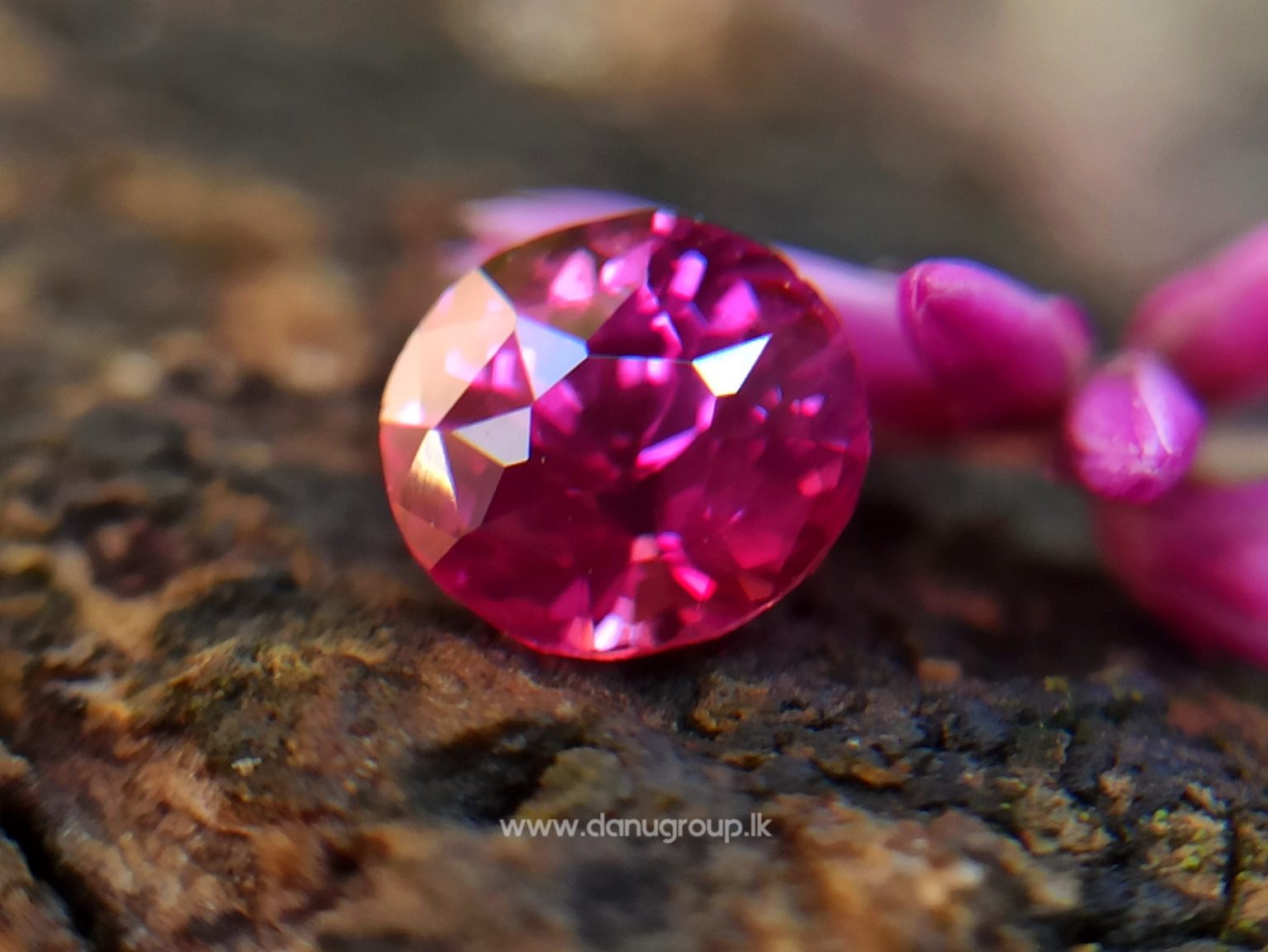 Ceylon Ruby - Oval shape stone from Danu Group