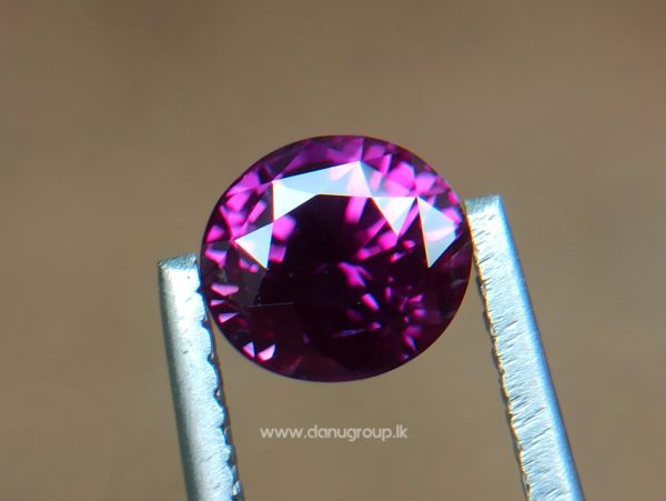26_Ceylon Natural Purple Sapphire High quality and vibrant pinkish purple color stone from Danu Group