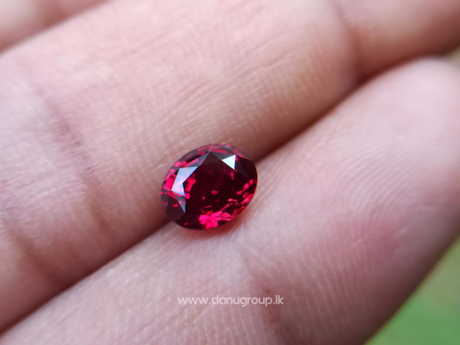 1_Ceylon ruby Royal red ruby from Endana village mining Sri Lanka - Danu Group Gemstones Collections