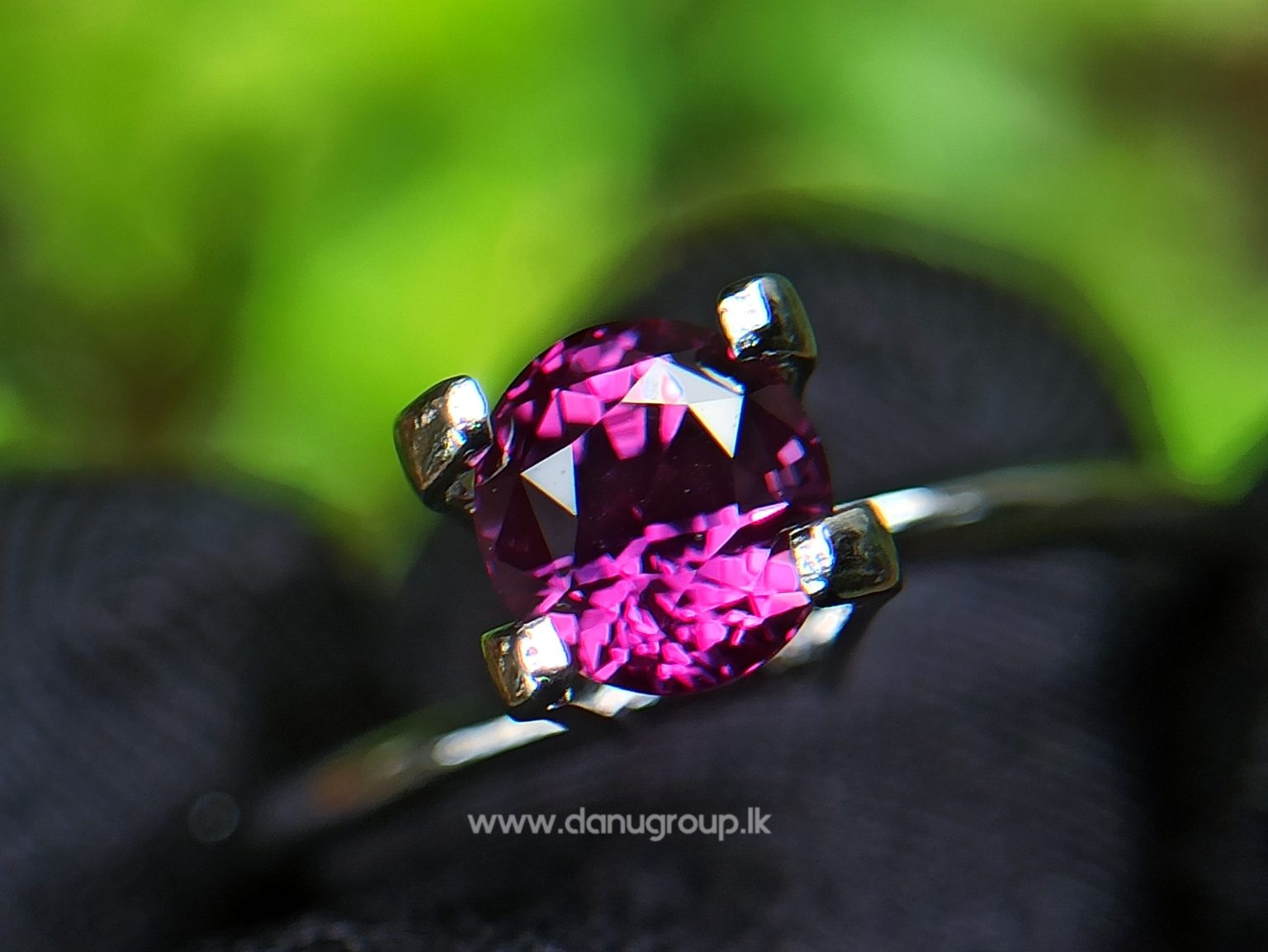 26_Ceylon Natural Purple Sapphire High quality and vibrant pinkish purple color stone from Danu Group