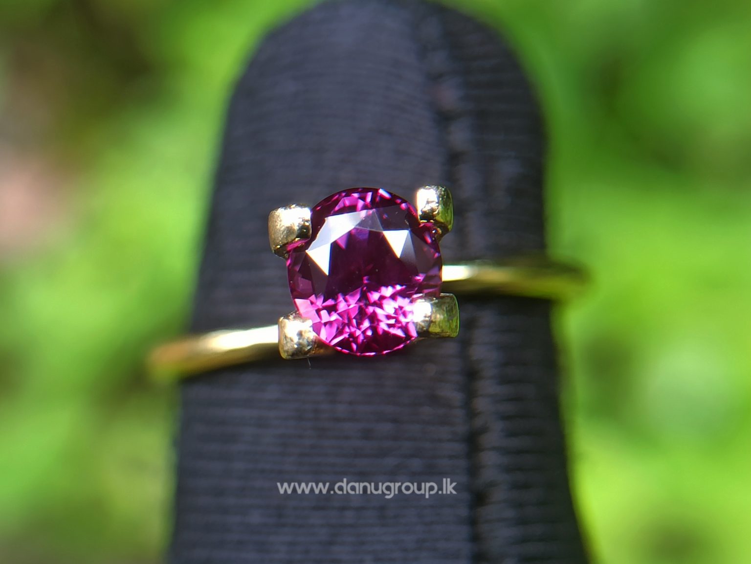 26_Ceylon Natural Purple Sapphire High quality and vibrant pinkish purple color stone from Danu Group