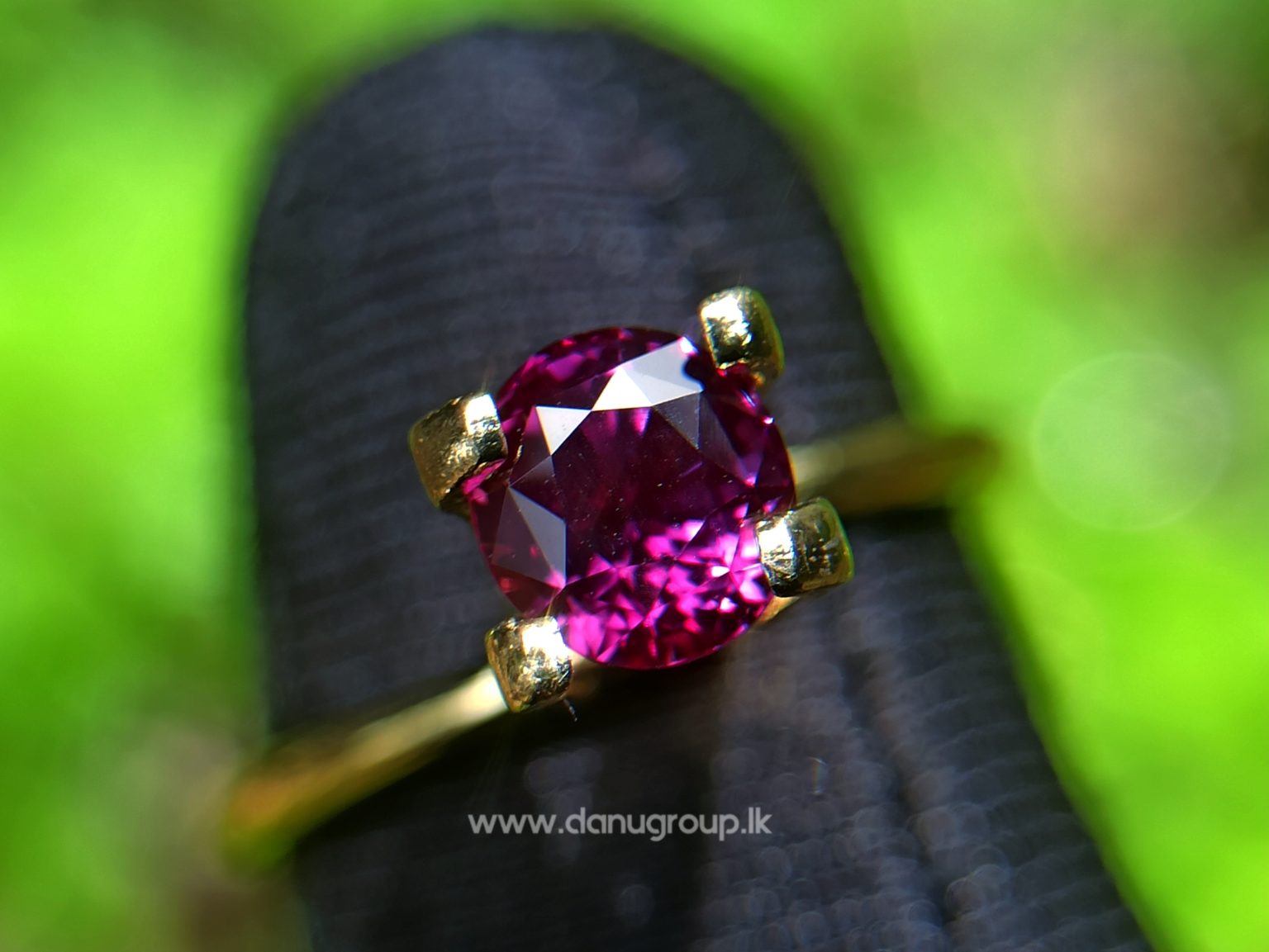 26_Ceylon Natural Purple Sapphire High quality and vibrant pinkish purple color stone from Danu Group