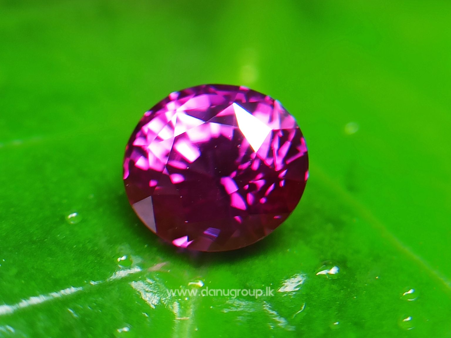 26_Ceylon Natural Purple Sapphire High quality and vibrant pinkish purple color stone from Danu Group