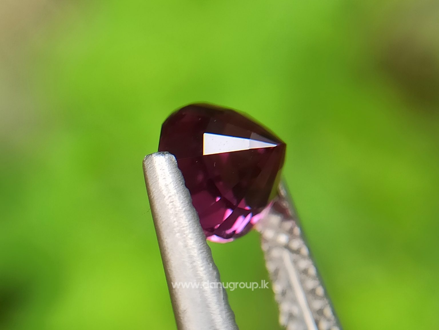 26_Ceylon Natural Purple Sapphire High quality and vibrant pinkish purple color stone from Danu Group
