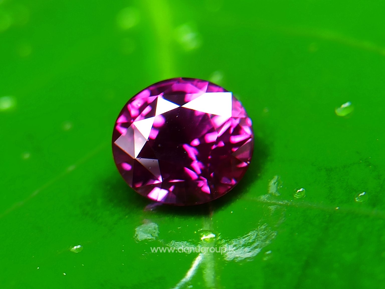 26_Ceylon Natural Purple Sapphire High quality and vibrant pinkish purple color stone from Danu Group