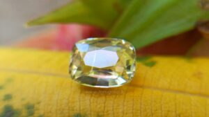 Ceylon Natural Light Yellow Sapphire