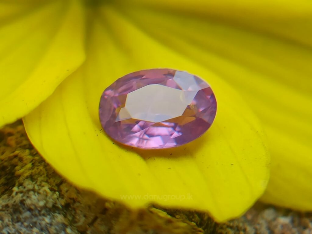 Ceylon Natural Purplish Pink Sapphire