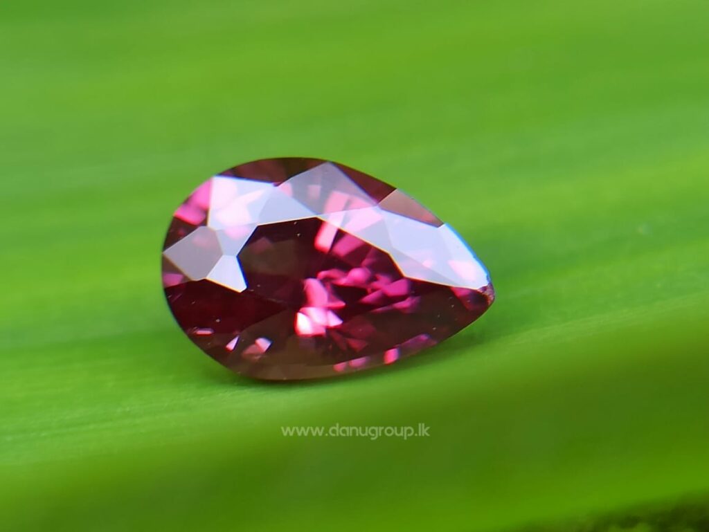 Ceylon Natural Reddish Purple Sapphire