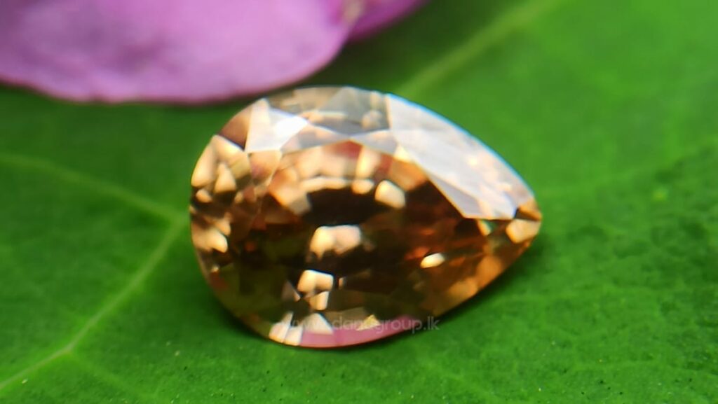 Ceylon Natural Brownish-yellow Zircon