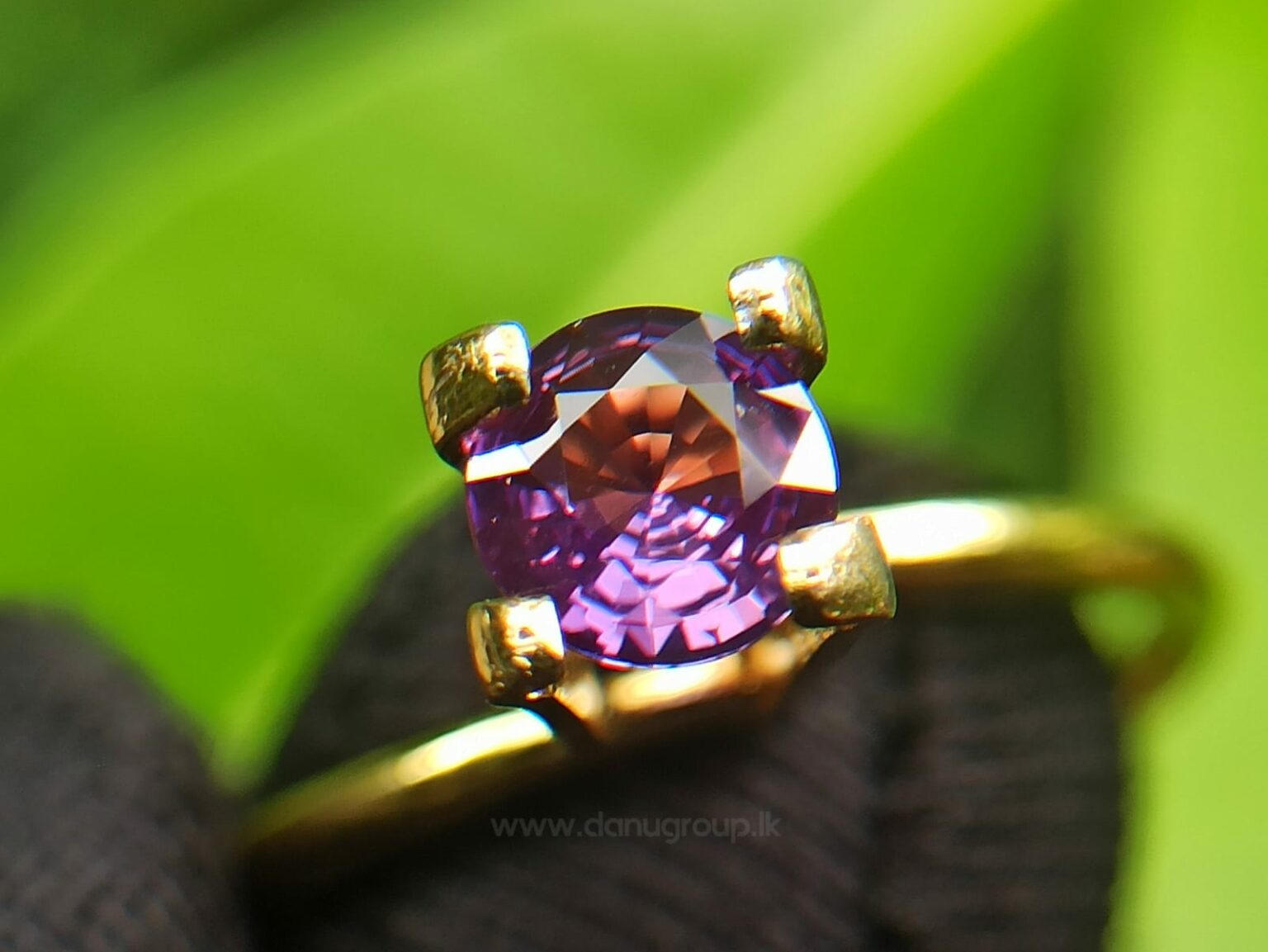 Ceylon Natural Purple Sapphire Round