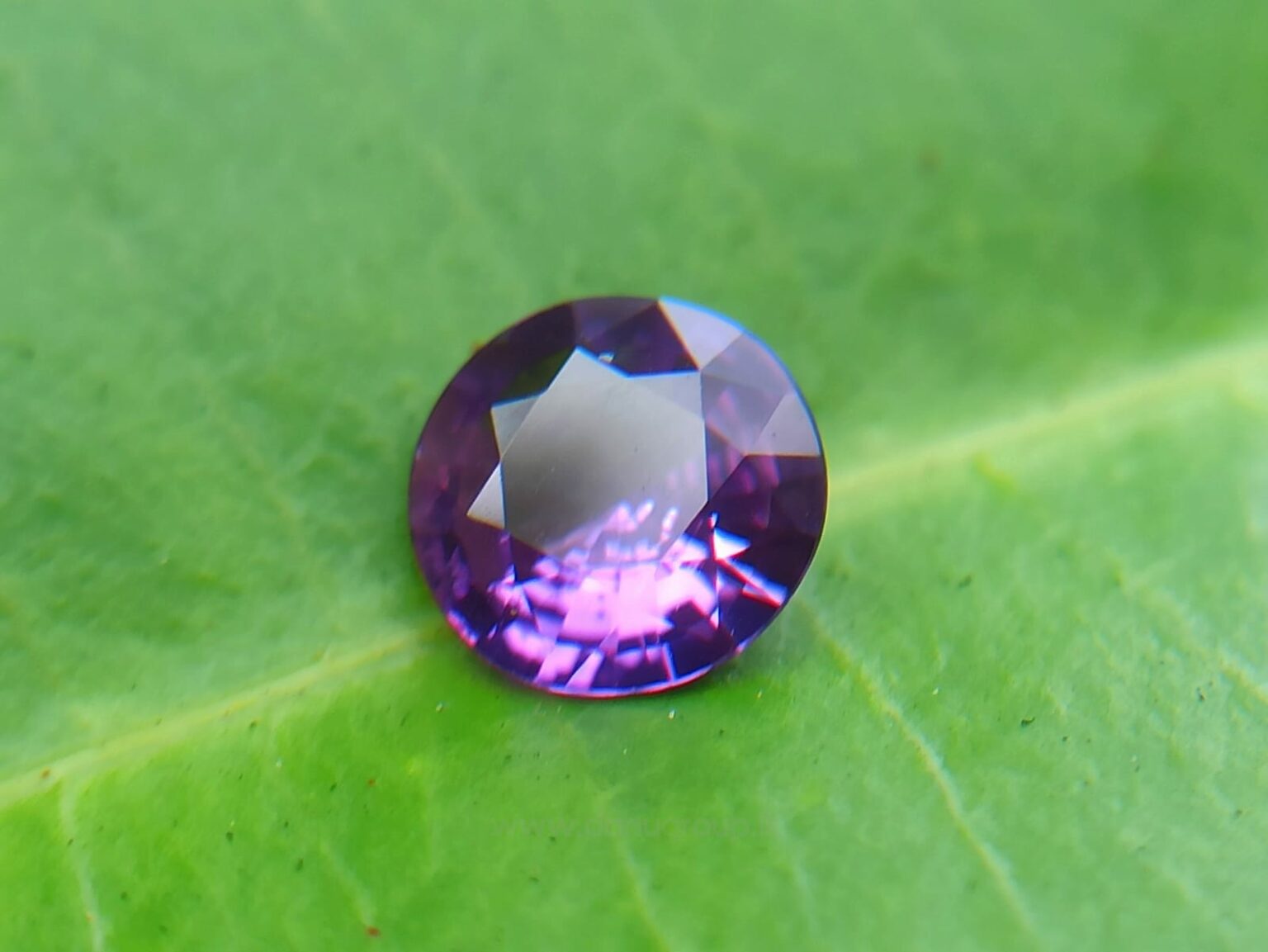 Ceylon Natural Purple Sapphire Round