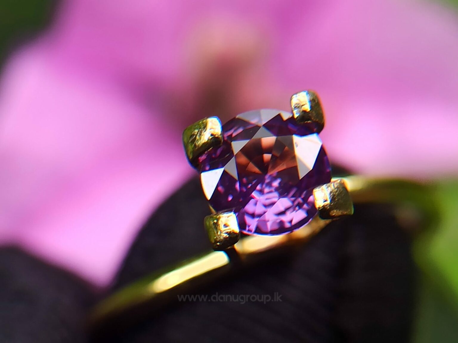 Ceylon Natural Purple Sapphire Round