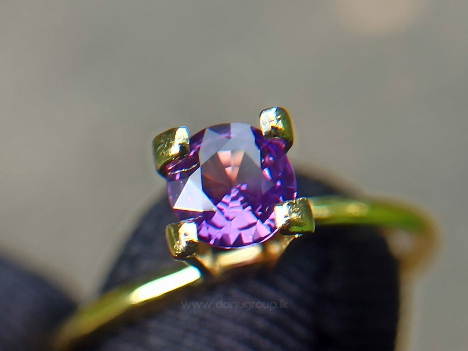 Ceylon Natural Purple Sapphire Round
