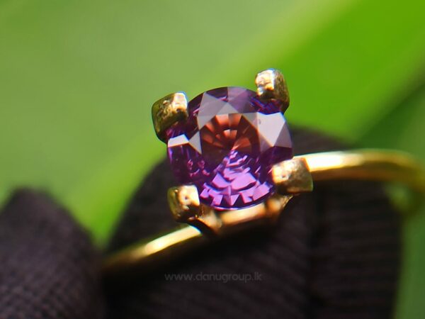 Ceylon Natural Purple Sapphire Round