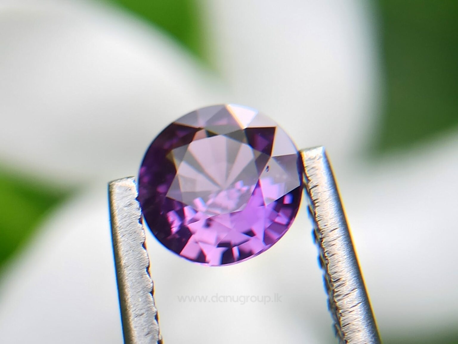 Ceylon Natural Purple Sapphire Round