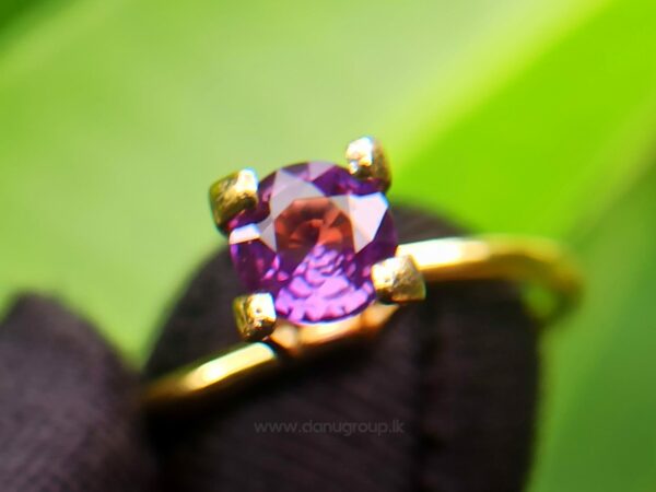Ceylon Natural Purple Sapphire Round