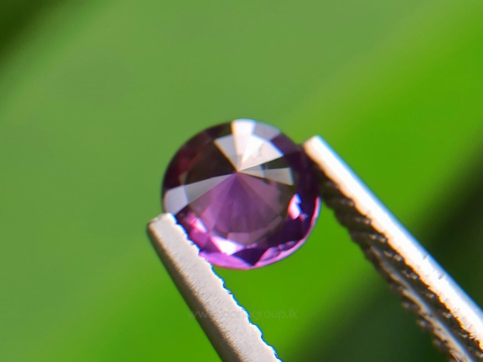 Ceylon Natural Purple Sapphire Round