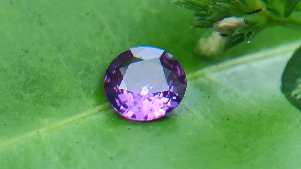 Ceylon Natural Purple Sapphire Round