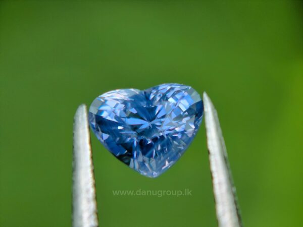 Ceylon Natural Blue Sapphire Heart