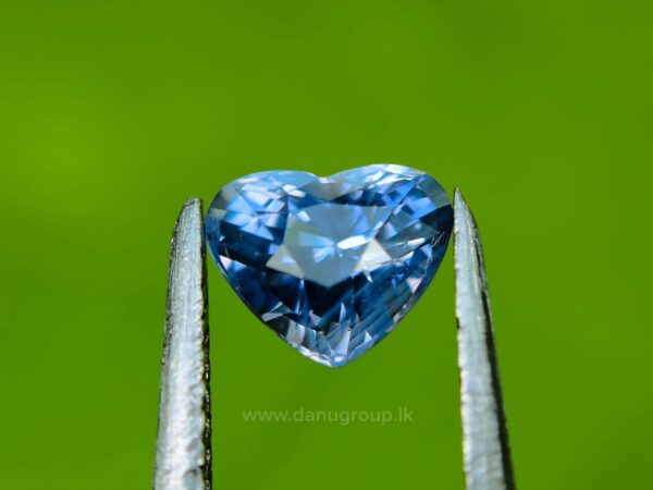 Ceylon Natural Blue Sapphire Heart