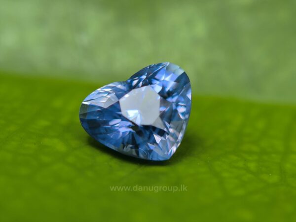 Ceylon Natural Blue Sapphire Heart