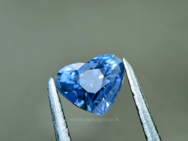 Ceylon Natural Blue Sapphire Heart
