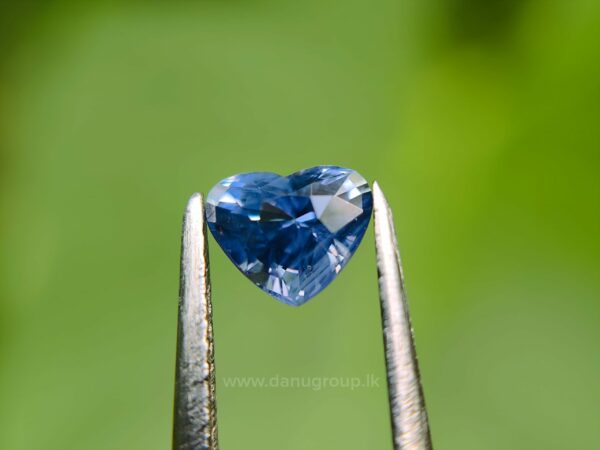 Ceylon Natural Blue Sapphire Heart