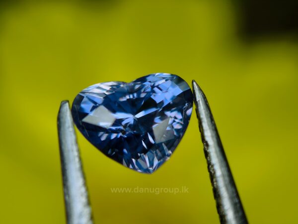 Ceylon Natural Blue Sapphire Heart