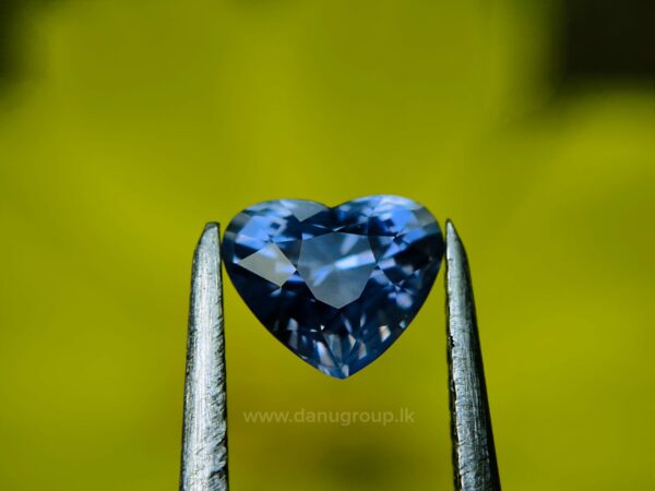 Ceylon Natural Blue Sapphire Heart