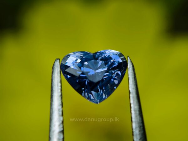 Ceylon Natural Blue Sapphire Heart