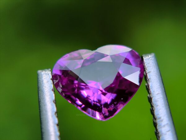 Ceylon Natural Hot Pink Sapphire Heart