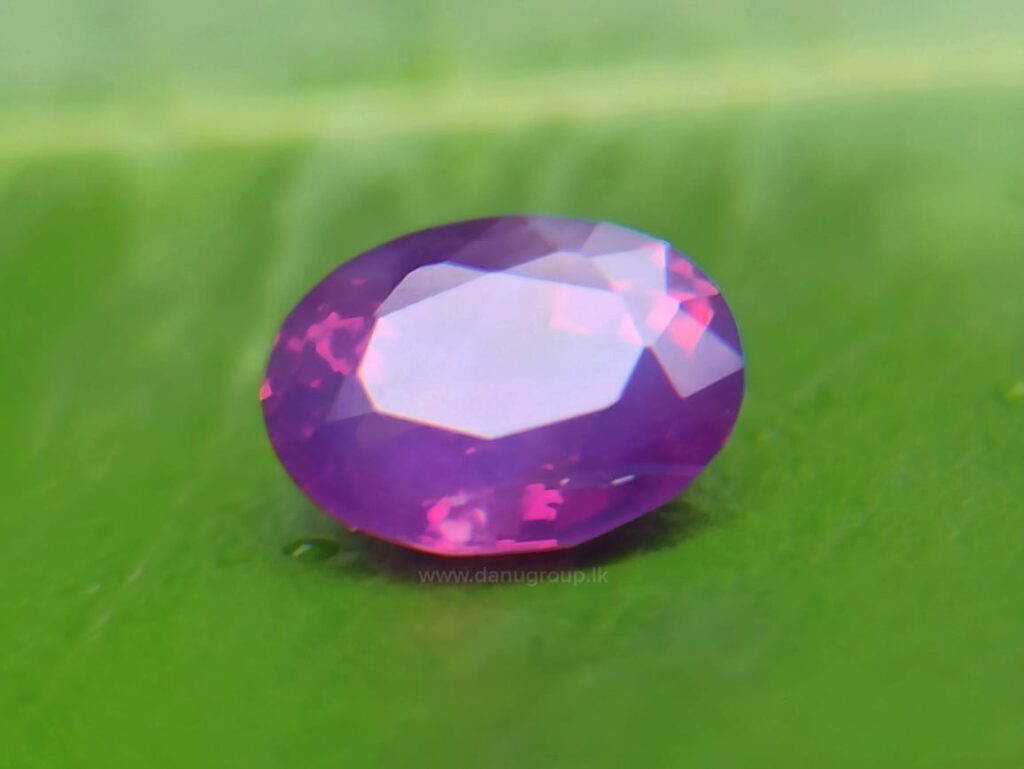 Natural Purplish Pink Sapphire