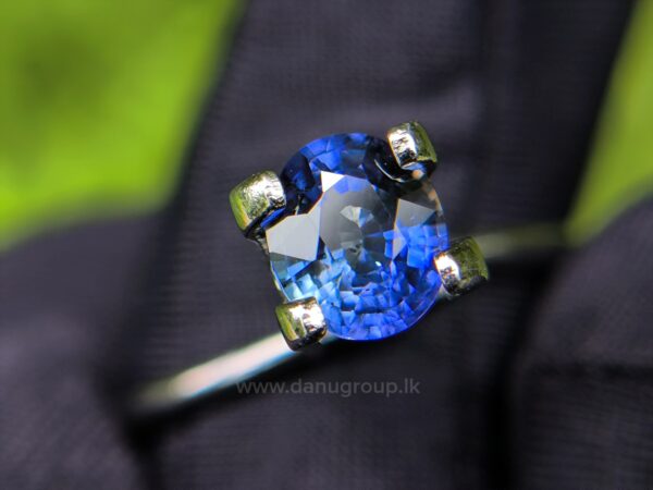 Ceylon Natural Cornflower Blue Sapphire