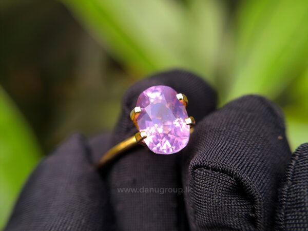 CEYLON NATURAL PURPLISH PINK SAPPHIRE - Image 8