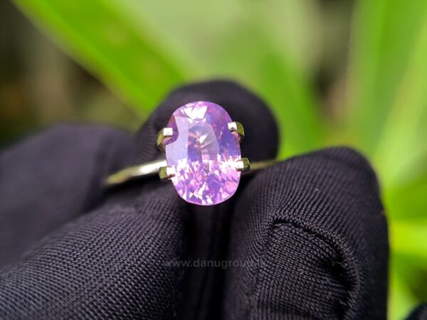 CEYLON NATURAL PURPLISH PINK SAPPHIRE - Image 9