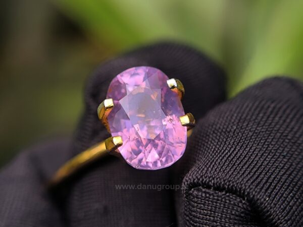 CEYLON NATURAL PURPLISH PINK SAPPHIRE - Image 11