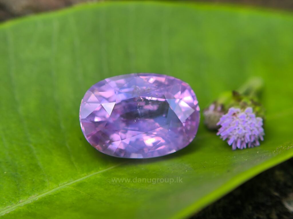 CEYLON NATURAL PURPLISH PINK SAPPHIRE