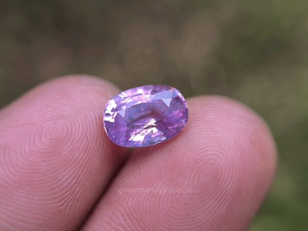 CEYLON NATURAL PURPLISH PINK SAPPHIRE - Image 2