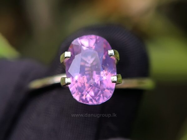 CEYLON NATURAL PURPLISH PINK SAPPHIRE - Image 5