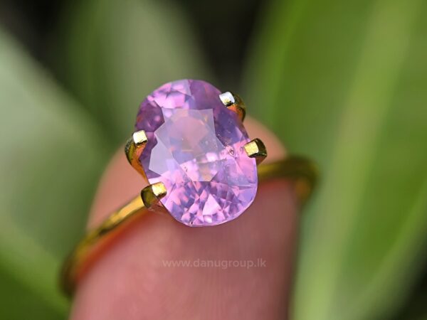 CEYLON NATURAL PURPLISH PINK SAPPHIRE - Image 7